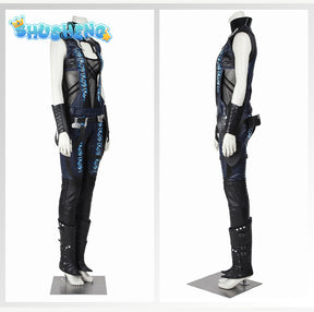 Superhero Gamora Cosplay Costume Adult Women Bodysuit Vest Fullset Gamora Battle Suit Halloween Party Costume