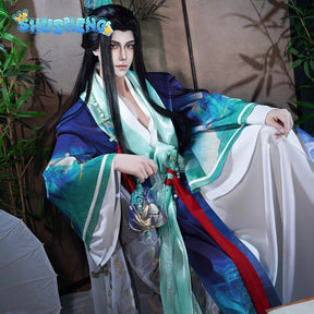 New Game skin Cosplay Series:Identity V Wu Chang (Xie Bian/Fan Wujiu) - Verdant Realms Unfurled Cosplay Costume full set Shushengcos S-XL