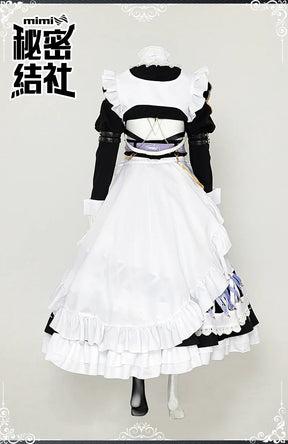 Game Nu: Carnival Blade Cosplay Costume Halloween Carnival Sweet Maid Dress Accessories Prop Set Woman Man Lolita Blade Uniform