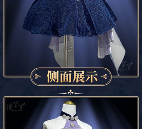 Ayanami Rei Purple Sexy Dress Cosplay Anime NIKKE：The Goddess of Victory Costume Prop Dress Woman Halloween Customized