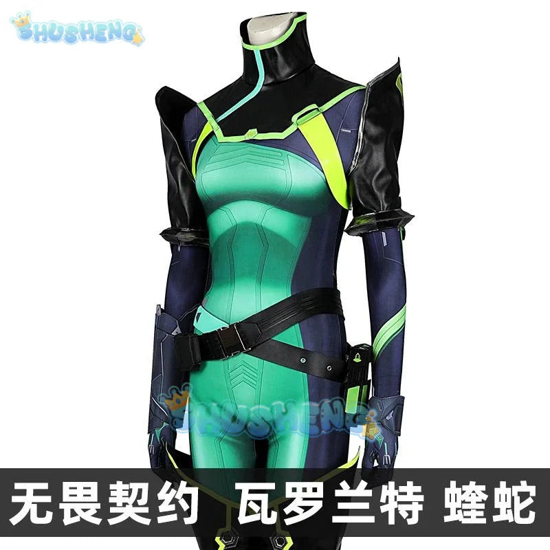 Valorant Viper Cosplay Costume Uniform Halloween Carnival Party Christmas Play Role Clothes Clothing for Women Shusheng