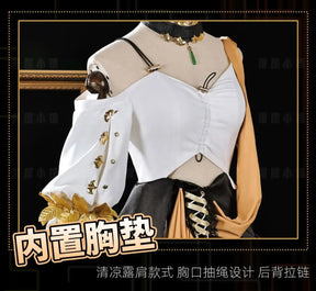 Arknights Walking in the Golden Dream  Muelsyse‌ Cosplay Costume Uniform Halloween Carnival Party Christmas Play Role Clothes