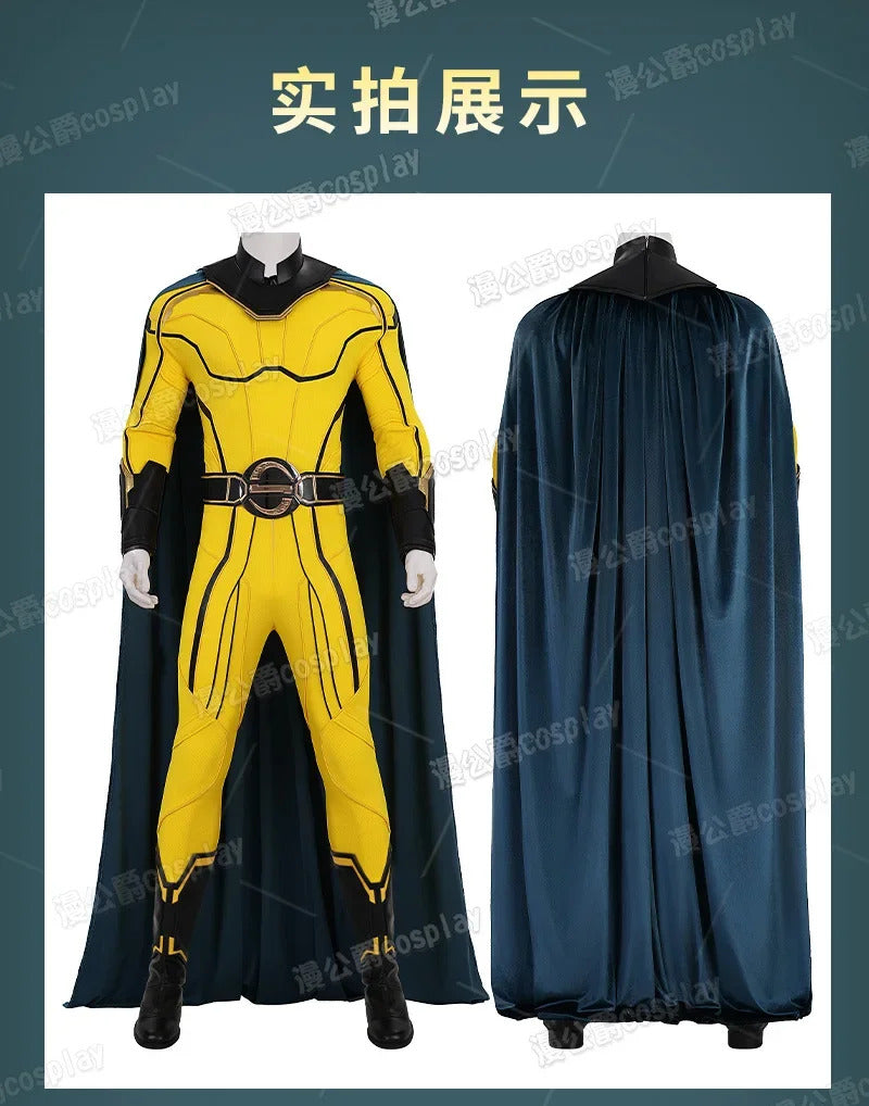 Movie Thunderbolts Sentry Cosplay Costume Uniform Halloween Carnival Party Christmas Play Role Clothes Clothing for Men