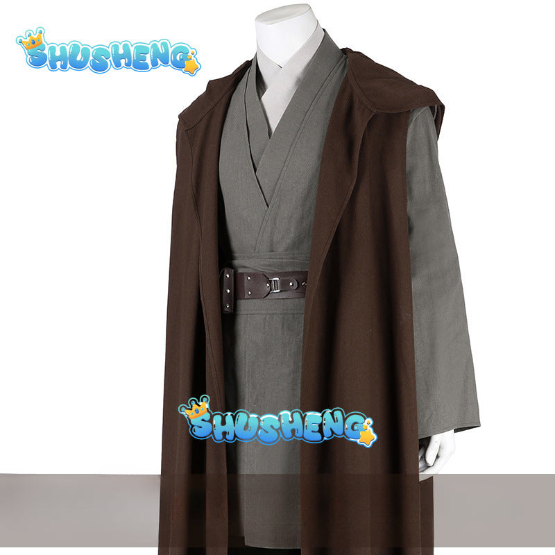 Star Wars Cosplay Costume Obi-Wan Kenobi Cosplay Costume Halloween Cosplay Costume Set