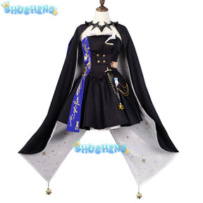 Arknights Amiya Cosplay Costume 2024 AMBIENCE SYNESTHESIA Game Suit Uniform Dress Hat Halloween Party Carnival Role Play Costume