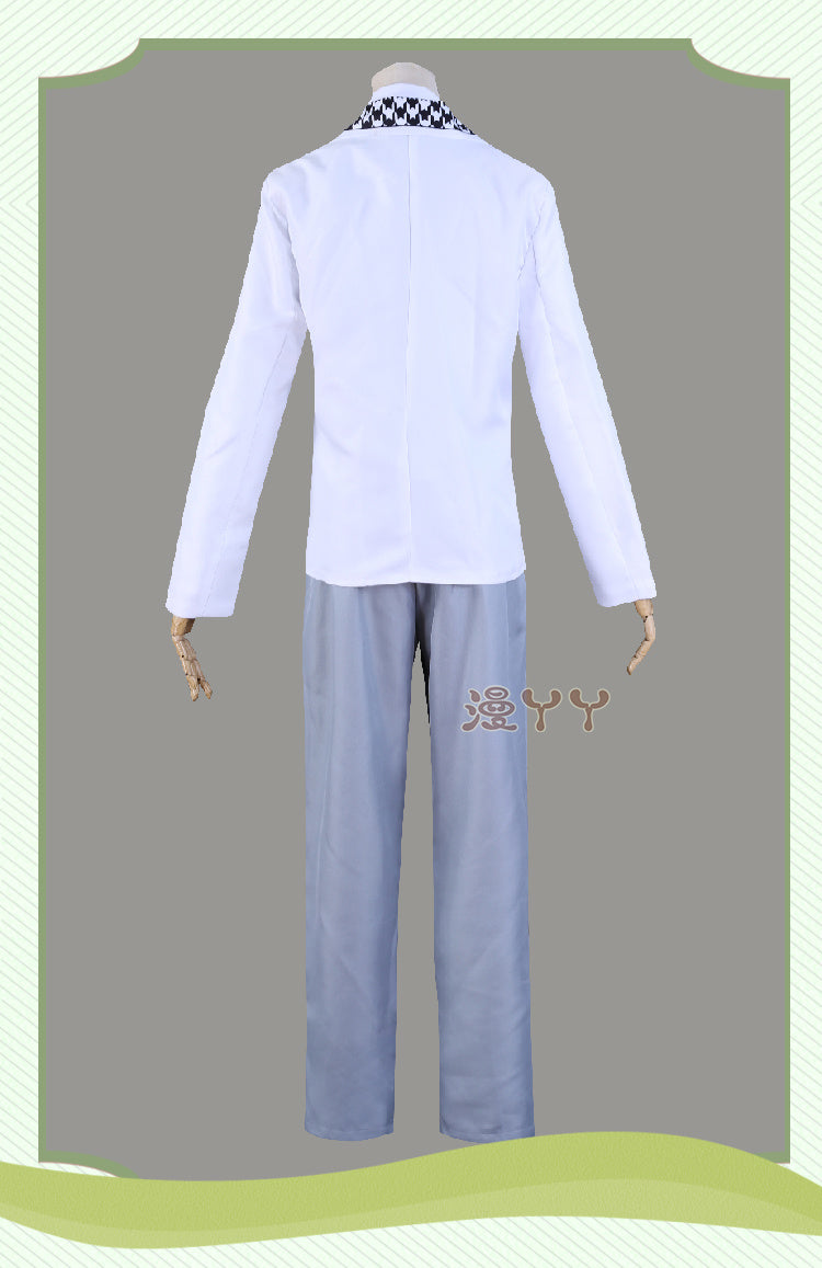 Blue Lock Anime Cosplay Costume Reo Mikage DK School Uniform Embroidery Suit Rose Net Sythetic Fibers
