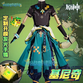 Shusheng Genshin Impact Kinich Cosplay Costume Cos Game Anime Party Uniform Hallowen Play Role Clothes Clothing