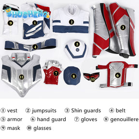 New Captain America Cosplay Costumes The Falcon And The Winter Soldier Jumpsuit Halloween Carnival Comic-con Masquerade Props