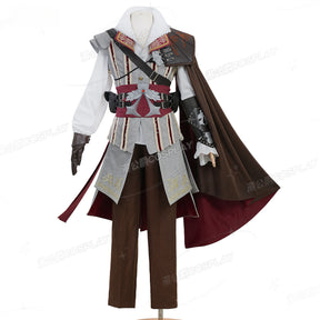 Shusheng-R Assassin's Creed 2 Ezio Auditore Full Set Uniform Cosplay Costume