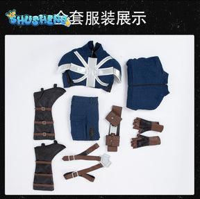 Anime What If Cosplay Costume Captain Carter Battle Outfit Halloween Party Carnival Cloth Full Sets Shoe Covers Christmas Gift