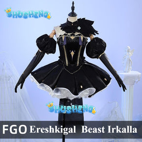 FGO Ereshkigal Fate/Grand Order Cosplay Beast Irkalla Costume Gothic Sweet Lolita Dress Set Halloween Party Woman New Uniform