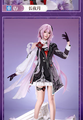 Shusheng-R Honkai：Star Rail March 7th Evernight Cosplay Costume Uniform Halloween Carnival Party Christmas Play Role Clothes Clothing