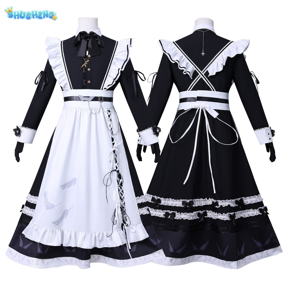 Anime NIJISANJI Kanae Cosplay Costume Male Servant Attire