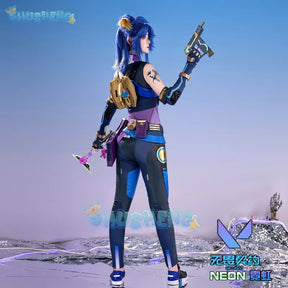 VALORANT Neon Cosplay Costume Uniform Halloween Carnival Party Christmas Play Role Clothes Clothing for Men Women
