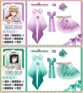 LoveLive! Konoe Kanata Yuki Setsuna Emma Verde Tennouji Rina Mifune Shioriko Osaka Shizuku Cosplay Costume Halloween dress set