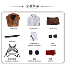 Attack on Titan‌ Eren Mikasa Levi Armin Hange Historia Reiss Cosplay Costume Scout Regiment‌ Uniform Halloween Carnival Party