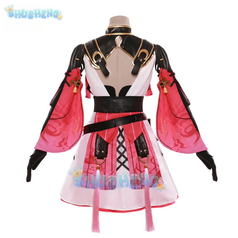 Shusheng Game Wuthering Waves Taoqi Cosplay Uniforms Halloween Carnival Party Role Play Clothing for Women