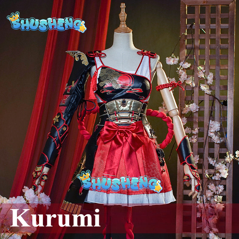 Naraka Bladepoint Kurumi Cosplay Costume Lovely Ancient Outfit for Women Halloween Party Role Play Clothing Full Set New Arrival