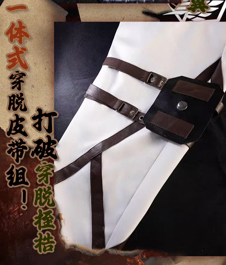 Anime  Cos  Attack On Titan Eren Jaeger Hange Zoe Cosplay Costume Survey Corps Mikasa·Ackerman Armin Arlert Full Set Women Men Cos