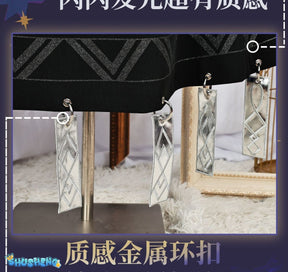 Arknights Texas the Omertosa Cosplay Costume Wig Hat Cloak Outfit Christmas Halloween Carnival Role Play Uniform for Women Girls