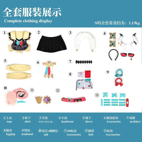 Genshin Impact Varesa Cosplay Costume Uniform Halloween Carnival Party Christmas Play Role Clothes Clothing for Women