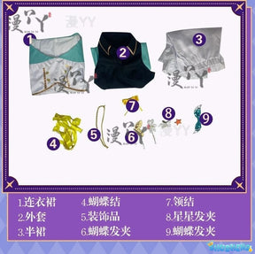 Lazulight Finana Elira Pomu Cosplay Costumes Vtuber Cosplay Dress Anime Clothing Halloween Party Uniforms