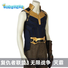 Adult Thanos Costume Avengers Infinity War Super Villain Child Halloween Fancy Dress Carnival Party Cosplay Costume