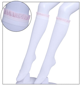 Anime Girls Band Cry Hina Tomo 486 Cosplay Costume JK Dress Skirt Headwear Woman Sexy Carnival Halloween Suit