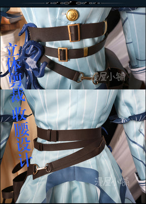 Game Identity V Emily Dyer Cosplay Hot Role Play Costume Doctor Anime High Quality Blue Dress for Women Comic Con Love Live Suit