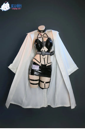NIKKE：The Goddess of Victory Mihara Cosplay Costume Halloween Carnival Tie up black sexy jumpsuit accessories props uniform set