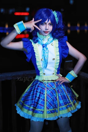 Kiriya Aoi shibuki ran Cosplay Anime Aikatsu！Costume Sweet Cute Lolita Dress  Accessories prop Halloween Party Women's Uniform