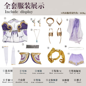 Game Honor of Kings Chang E Cosplay Costume Uniform Halloween Carnival Party Christmas Play Role Clothes Clothing