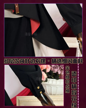 BanG Dream Ave Mujica Doloris Misumi Uika Cosplay Costume Uniform Halloween Carnival Party Christmas Play Role Clothes Clothing