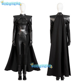 Obi Wan Kenobi Reva Cosplay Costume Halloween Carnival Costumes Women Jedi Imperial Black Uniform Suit Third Sister Outfit