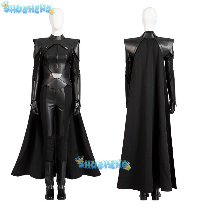 Obi Wan Kenobi Reva Cosplay Costume Halloween Carnival Costumes Women Jedi Imperial Black Uniform Suit Third Sister Outfit