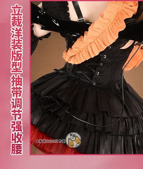Shusheng Te Cos to Halloween Little Devil Dress Cosplay Costume Uniform Halloween Carnival Party Christmas Play Role Clothes