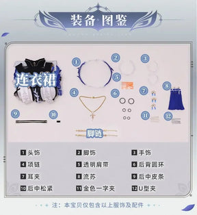 Cartethyia Cosplay Costume Game Wuthering Waves Uniform Halloween Carnival Party Christmas Play Role Clothes Clothing for Women