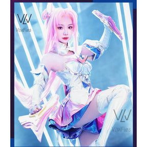 Star Guardian Kaisa Cosplay League of Legends/LOL: Star Guardian Kai'Sa SG Costume Ahri Akali Halloween Costumes