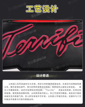 Movie Superhero Mister Terrific Cospaly Costume Adult Men's Woman Halloween Fantasy New Uniform Shoes Coat Pants Belt Glove Set