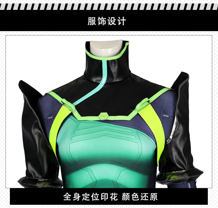 Valorant Viper Cosplay Costume Uniform Halloween Carnival Party Christmas Play Role Clothes Clothing for Women Shusheng