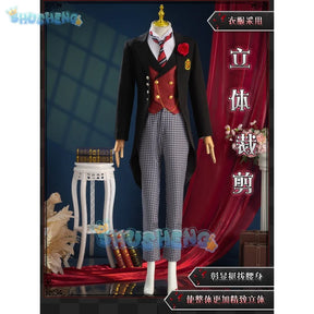 Edoga redomondo cosplay Black Butler 4 Cosplay Costume Boarding School Gregory Violet Uniform Suit Halloween Anime Clothing Full