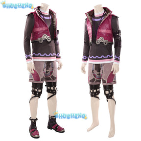 Xenoblade Chronicles Shulk Cosplay Costume Full Set Adult Halloween Costume