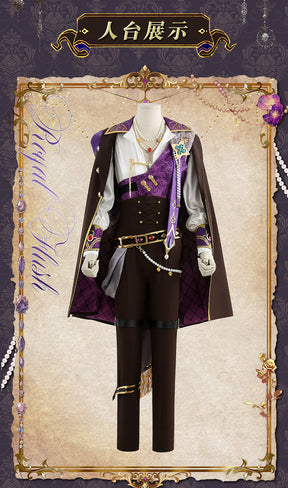 Shusheng-R Ensemble Stars Amagi Rinne/Kaoru Hakaze/Ibara Nanakusa/Leo Tsukinaga Cosplay Costume Full Set Uniform Role Play