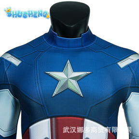 Steve Rogers Cosplay The Avengers Costume TV Captain Men Uniform Coat Pants Gloves Outfits Halloween Carnival Party Suit