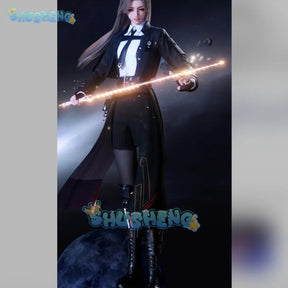 Love and Deepspace Heroines Cosplay Costume Breaking Night Shadow Combat Suit Uniform Halloween Party for Women Men Carnival
