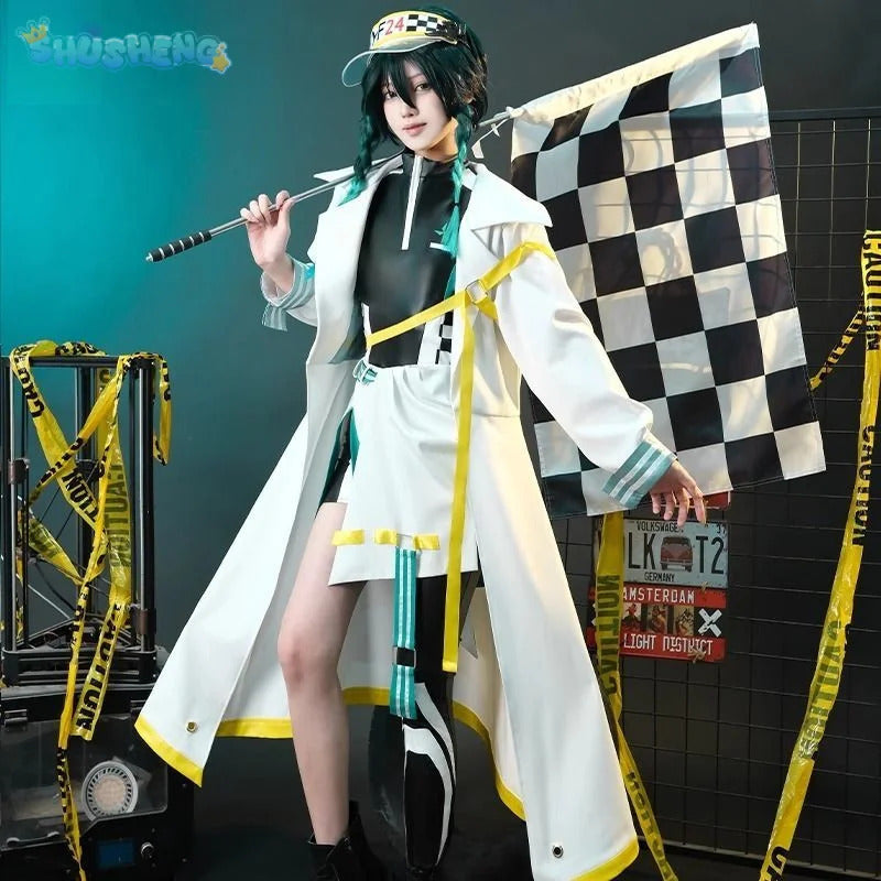 Game Genshin Impact Barbatos cosplay costume Hat windbreaker jumpsuit accessories prop set Halloween fashion men women uniform