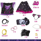 Anime Aikatsu! Hoshimiya Ichigo Cosplay Costume Sweet Devil Evening party Dress female Lolita in stock
