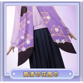 Shusheng-N Game Blue Archive Ōno Tsukuyo Cosplay Costume Top coat shorts shoe skirt Halloween sweet JK uniform Ōno Tsukuyo woman man set