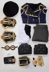 Vi heroine LOL Cosplay Arcane Season 2 costume Party Christmas Fashion Set and Accessories Props Men's and Women's Vi Uniform