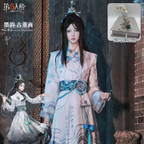 Identity V Qi Shiyi Antiquarian Ink Rhyme Series Women Cosplay Costume Anime Game Roleplay Suits Carnival Holiday Party Uniforms
